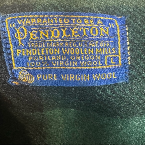 VTG 1950-60s Pure Virgin Wool Pendleton Plaid Coat No Sz Tag See Pics *flaws - Picture 6 of 9